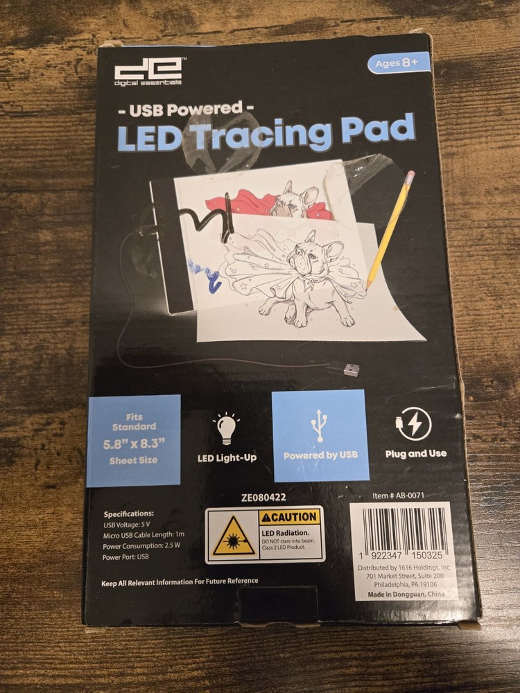 USB Powered - LED Tracing Pad New In Box