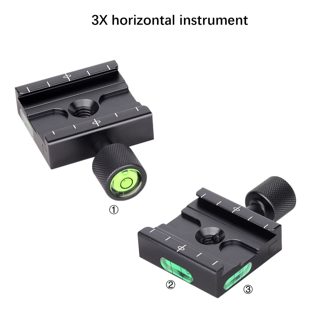 50mm Tripod Quick Release Plate and Clamp Base Kit Camera Mount Adapter