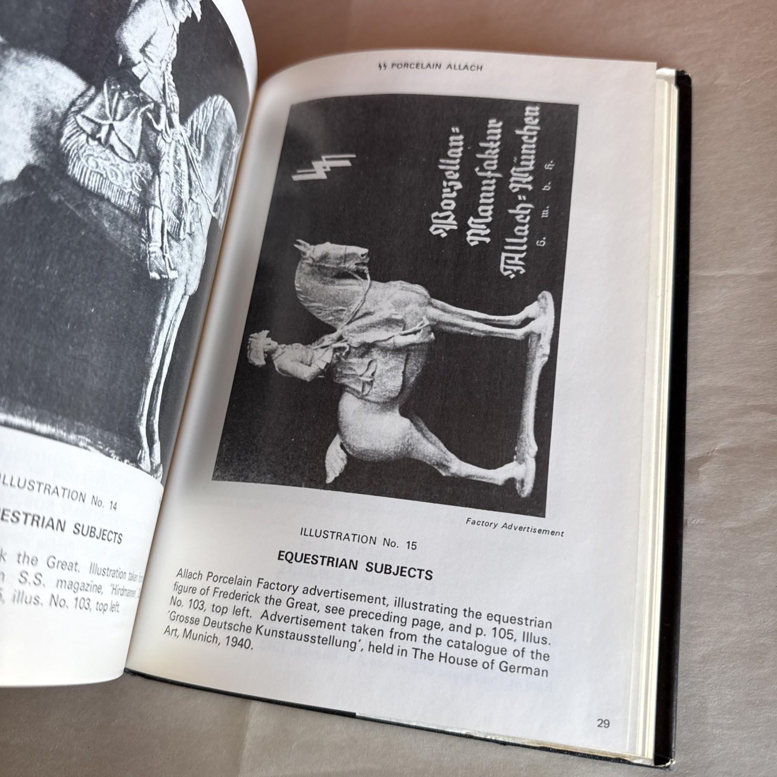 RARE SS Porcelain Allach Book by Michael J. Passmore, TLO Publications 1972 1st.