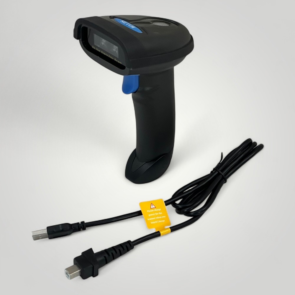 Netum NT-1228BC Wireless USB Barcode Scanner CCD Handheld POS System Retail USB