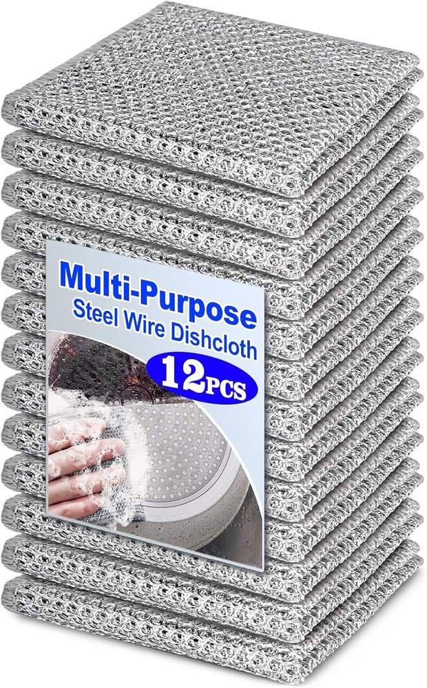 Multipurpose Wire Miracle Cleaning Clothes Thickened Cleaning Sponge Scrub