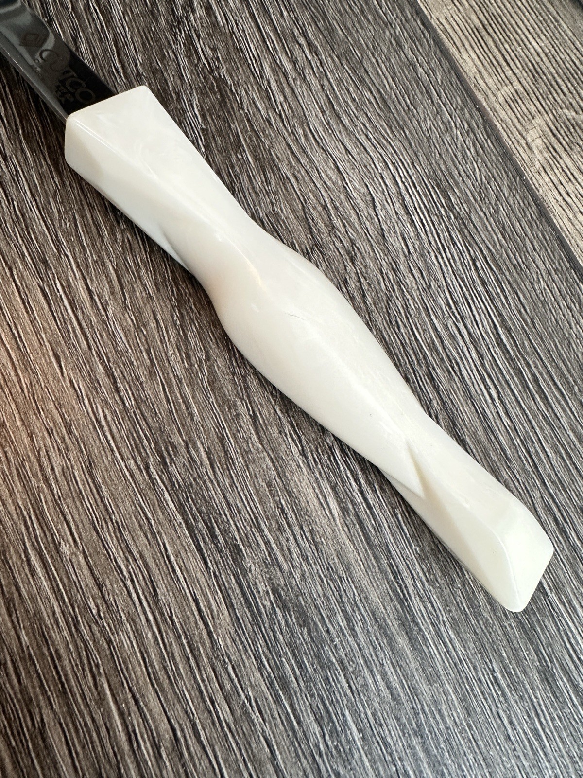 CUTCO Basting Serving Basting Scooper Pearl White Handle USA Made Vintage 17 KC