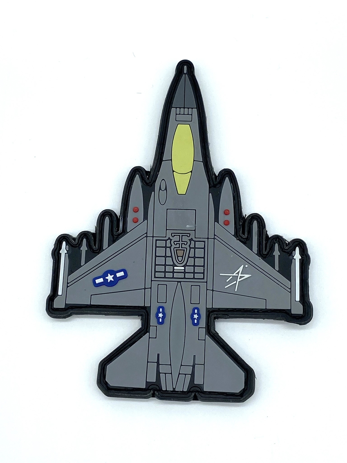 Lockheed Martin® F-16 Fighting Falcon®, 5-inch PVC Patch with Hook and Loop
