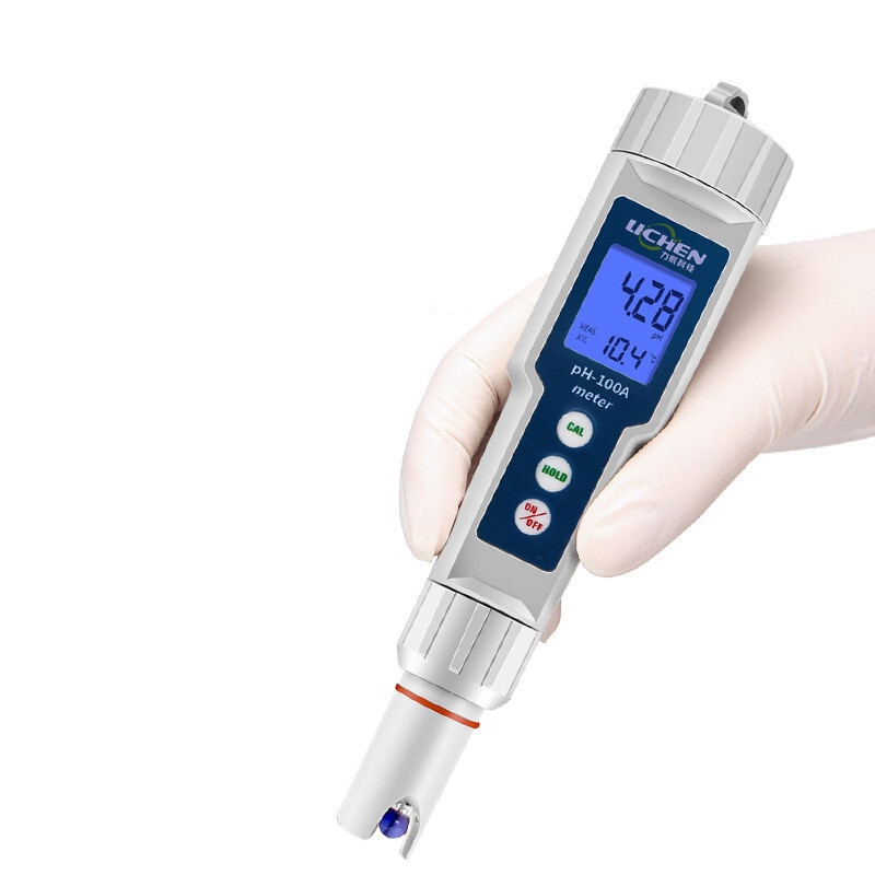 PH-100B accuracy 0.01 Digital Waterproof PH Meter Lab Test Pen w/ electrode