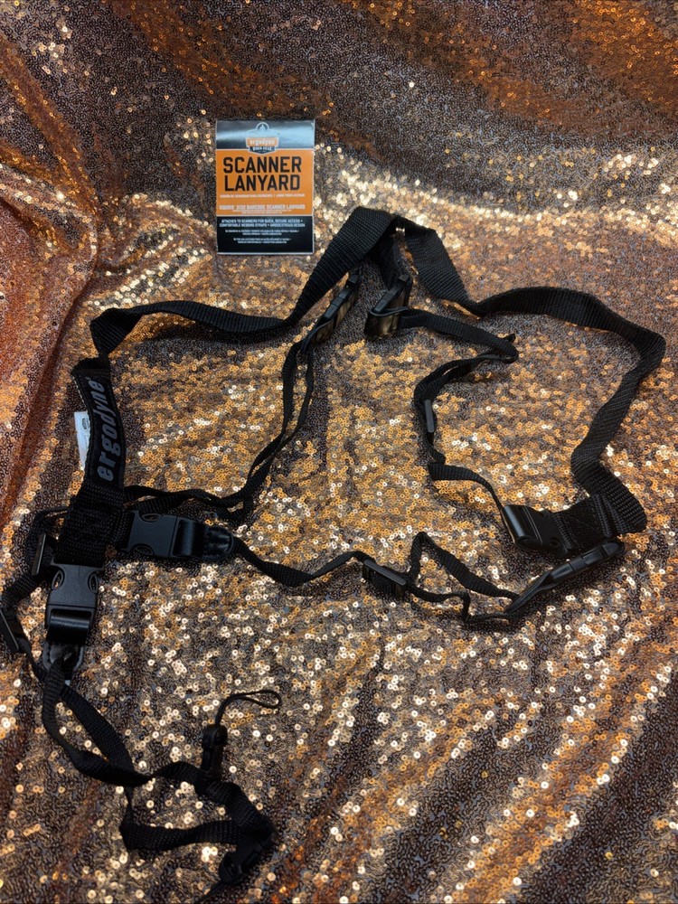 *Ergodyne Squids 3132 Barcode Scanner Harness, X-Large, Black*