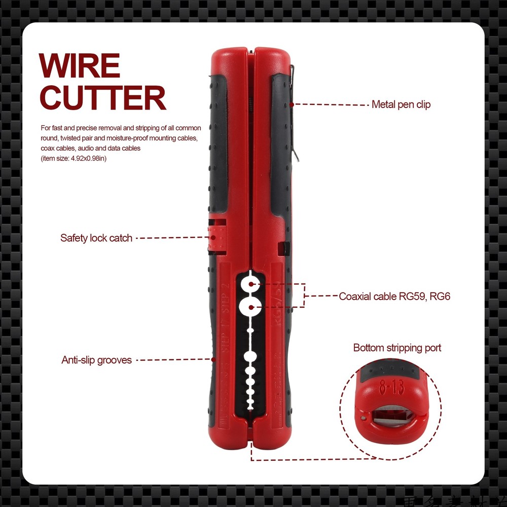 1pc Wire Stripper, Multifunctional Portable Pin Stripper, Mains3115
