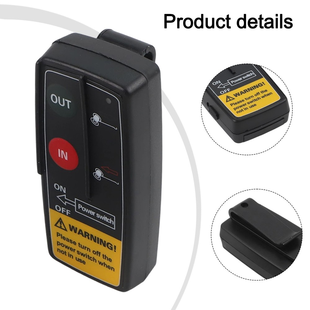 12V 24V Wireless Controller Remote for Winch and Hydraulic Pump Systems