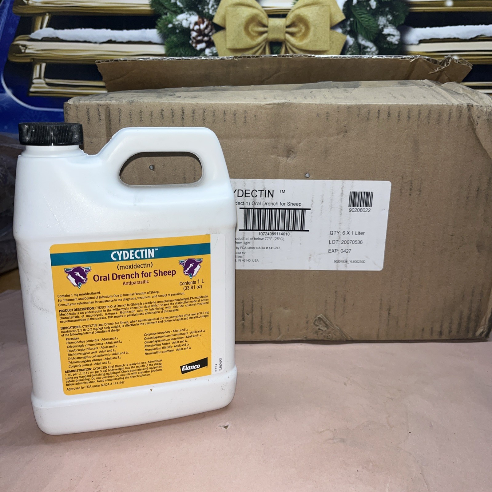 ELANCO Animal Health 22702540 Cydectin 0.1% Oral Drench ANTIPARASITIC - 1L
