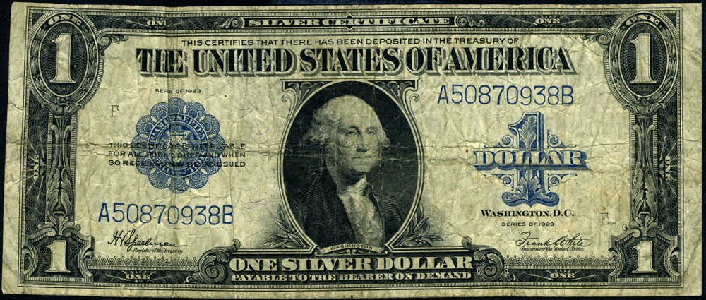 FR. 237 $1 1923 Silver Certificate VF