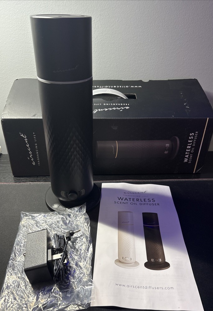 AirScent Waterless Scent Oil Diffuser - Black