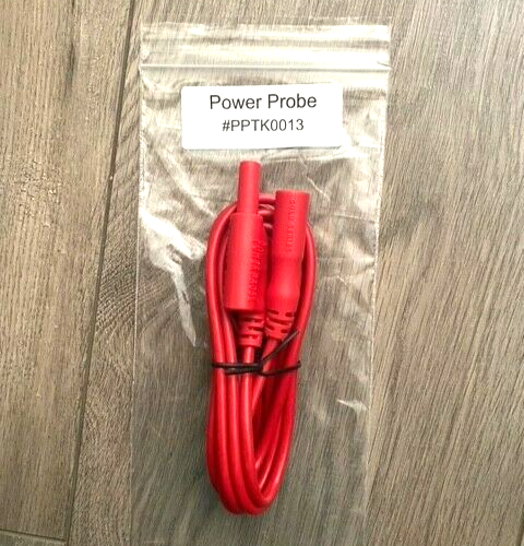 Power Probe 72" Stackable Extension Lead Standard 4mm plugs & jack Red #PPTK0013