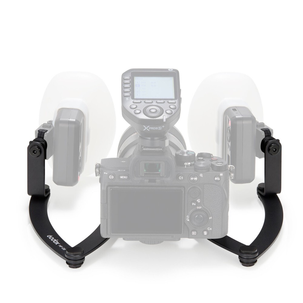 GODOX MF-DB Dual Head Flexible Flash Bracket for MF12 Flash Light Insect Dental