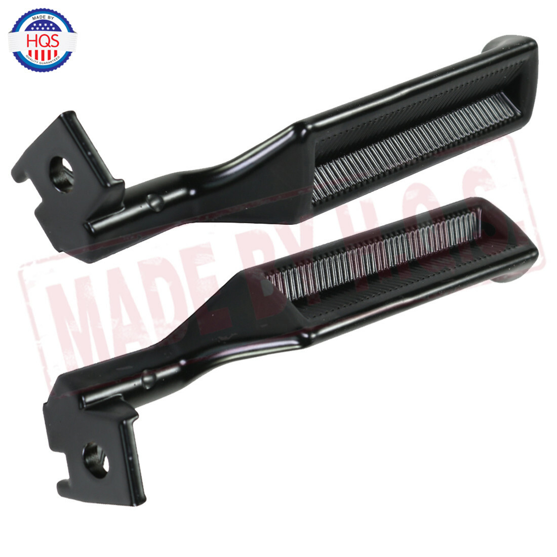 Black Metal Inside Door Handles Pair LH RH For 87-96 Ford F150 F250 F350 Truck