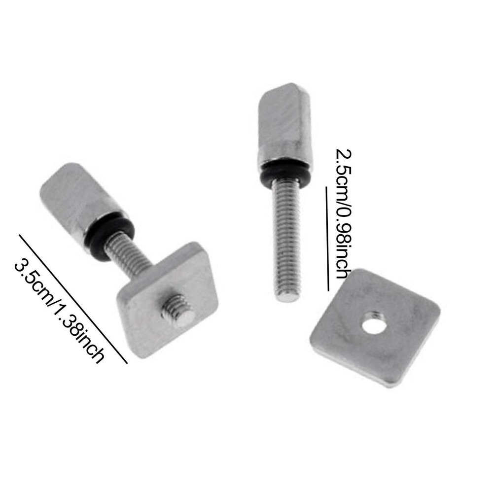2x Surfboard Fin Screws Compact Professional Practical Surfboard