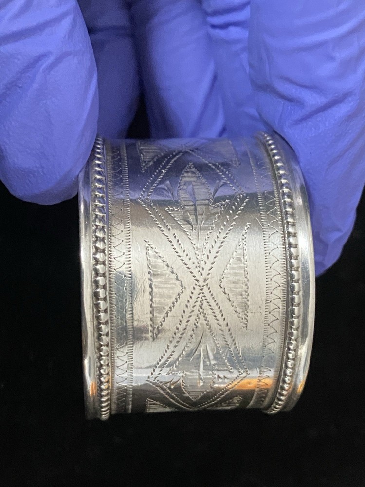 Silver Napkin Ring Engraved Tommy