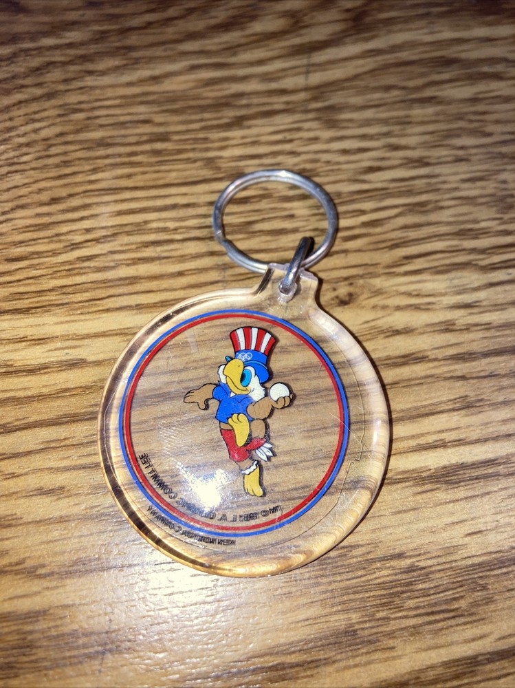 Vintage Keychain - 1981 LA Olympics Eagle SAM
