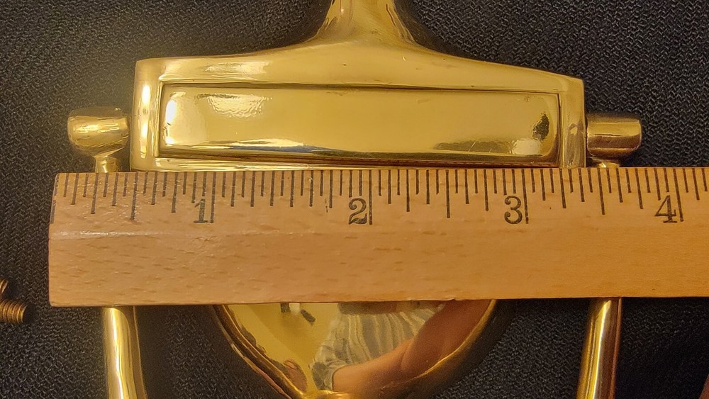 Dexter~ Lacquered ~Solid Brass~ Door Knocker
