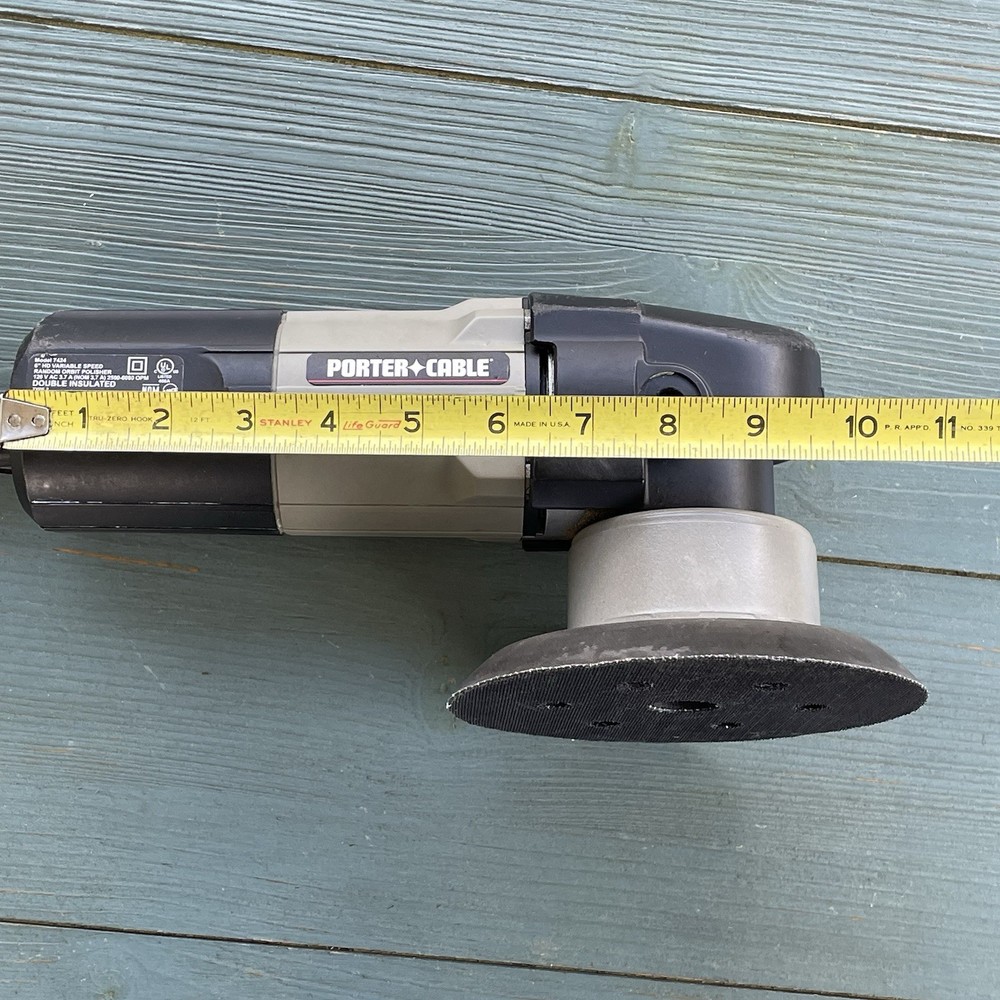 PORTER-CABLE Random Orbit 5” Sander / Polisher No. 7424 Variable Speed NO HANDLE