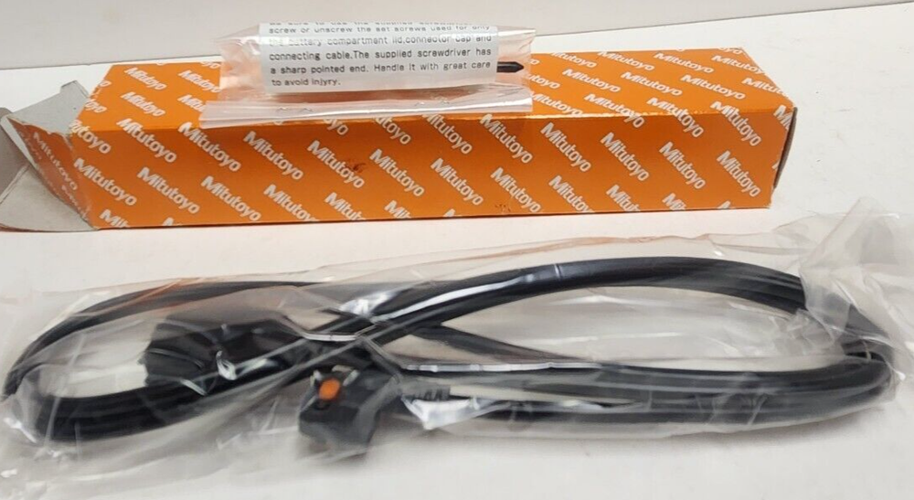 Mitutoyo 05CZA662, Digimatic Cable, 40, With Data Switch for Coolant Proof