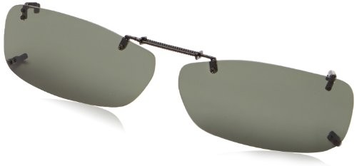 Haven Fits Over Sunwear REC B 54 Rectangular Polarized Transparent Grey