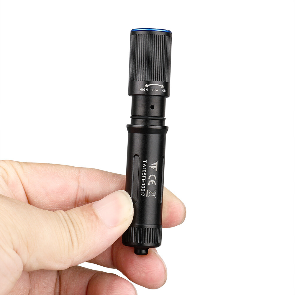 Trustfire 235LM LED Keychain MINI Rechargeable Flashlight Keyring LED Torch