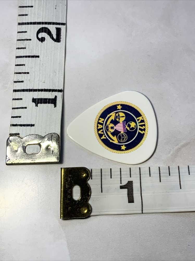 Vintage Guitar Pick KISS Tommy Thayer Kiss Navy guitar pick KISS VTG Navy Kiss