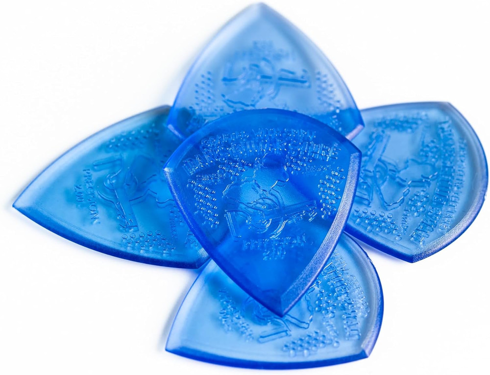 - Premium 2.00Mm Precision Pick - 5-Pack - Extra Heavy Premium Sharp Plectrums f