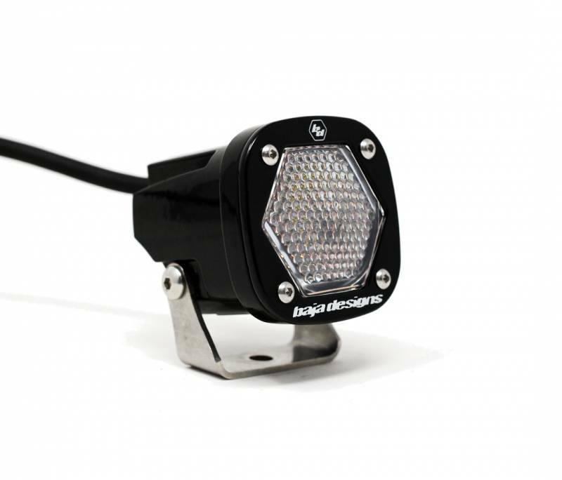 Baja Designs S1 Work Scene LED Light with Mounting Bracket Single 380006
