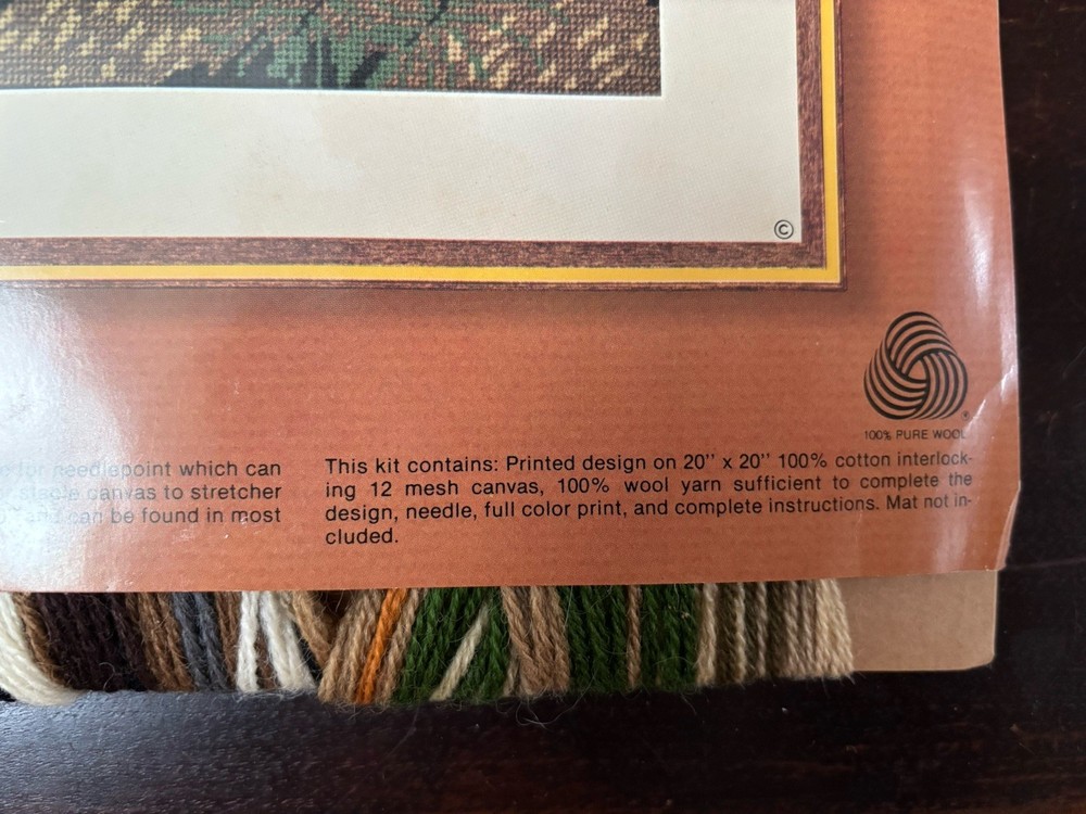 Sunset Needlepoint Kit “Raccoon”
