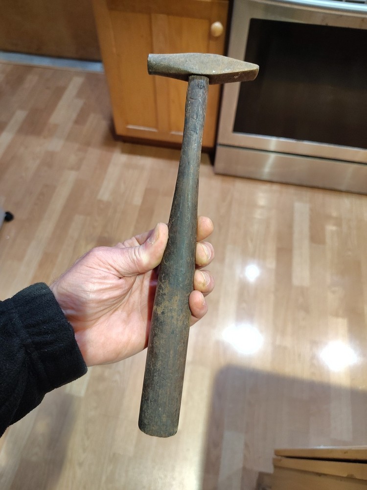3 Old Antique Tack Hammers/Anvils Blacksmiths Masonry Tools
