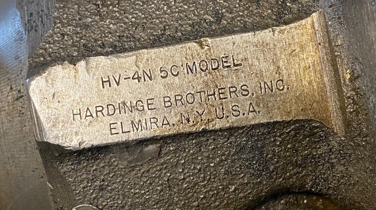 HARDINGE HV-4N 5C Collet Indexer Vertical / Horizontal Index Fixture