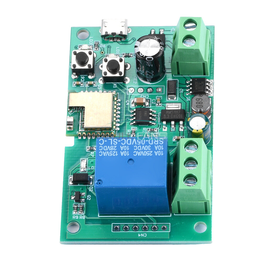 WiFi Wireless Smart Switch Home Relay Module Self-locking 5V-12V