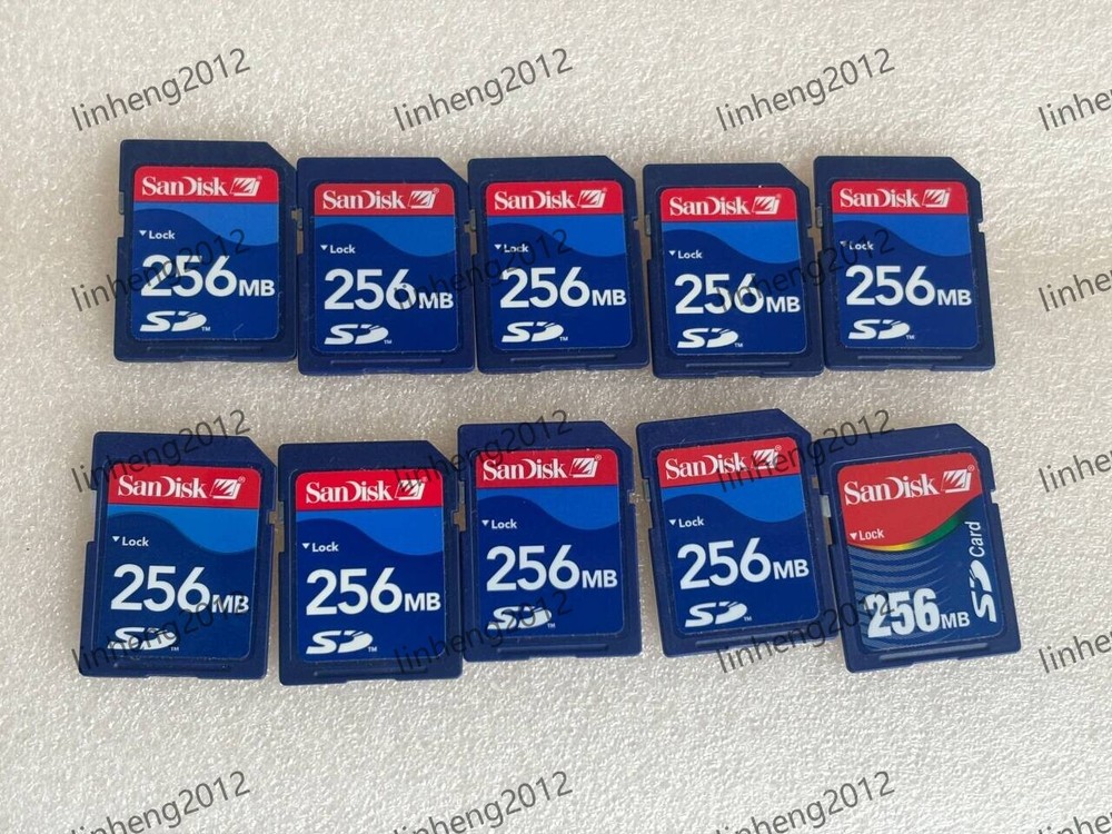 10PCS  Genuine SanDisk 256MB SD Memory card