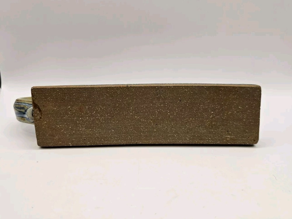 Studio Art Pottery Handled Butter Tray