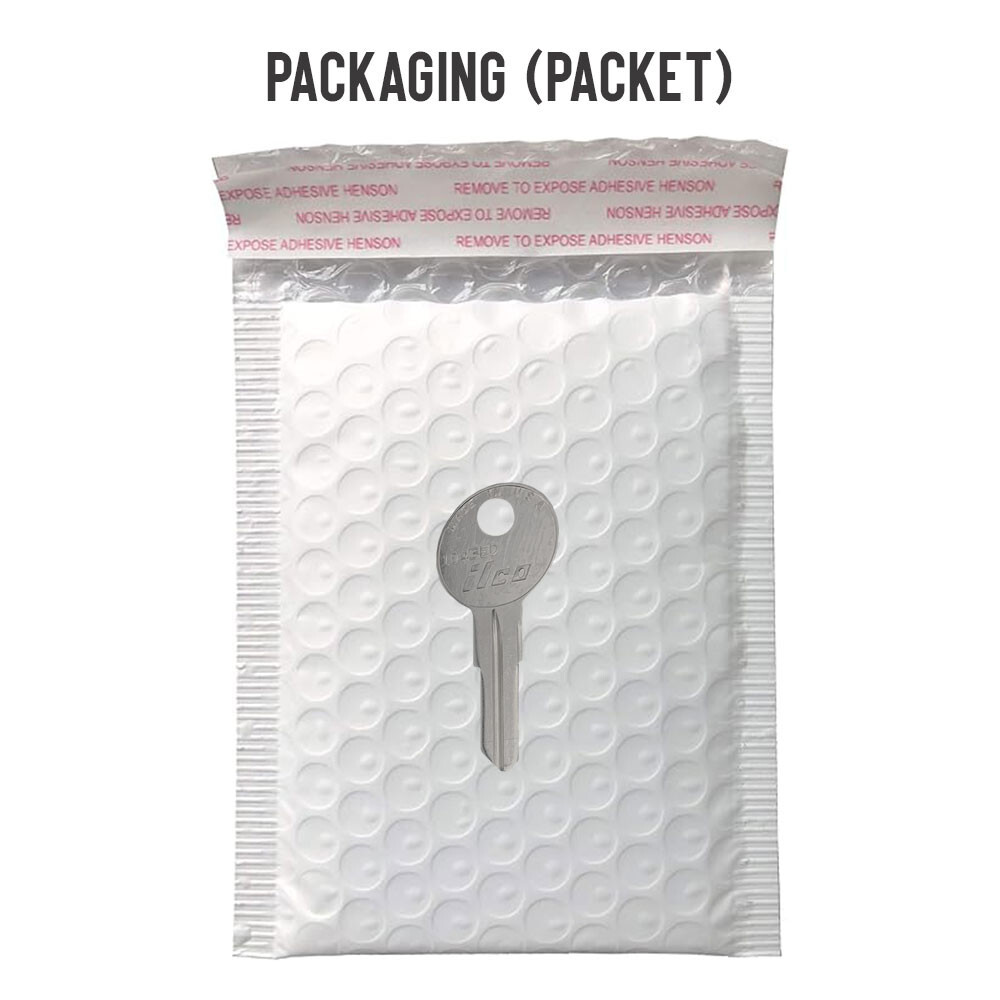 1043ED Key Blank – Nickel