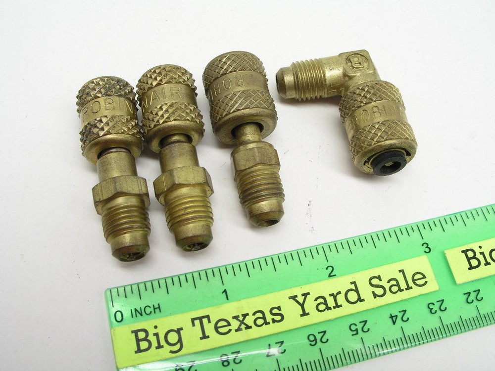 4pcs Assorted Robinair AC Test Fittings
