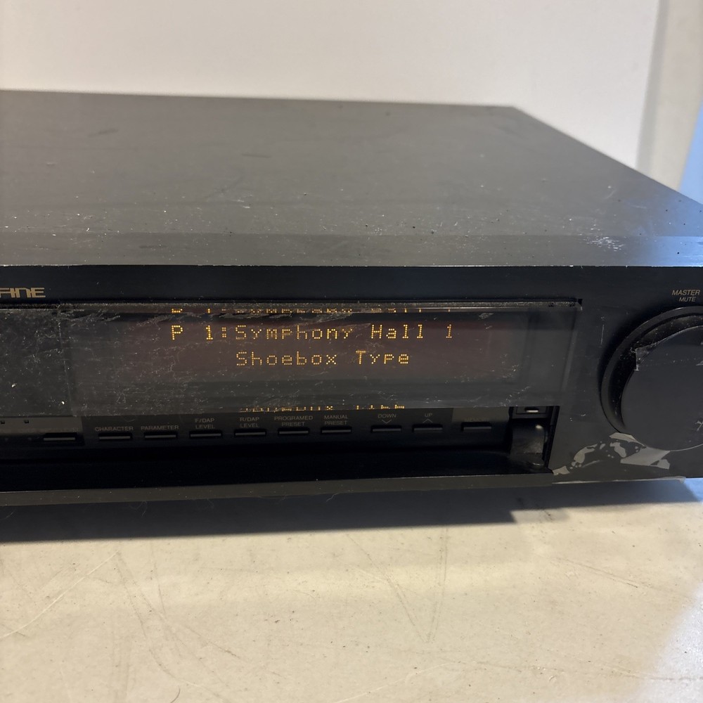 JVC XP-A1000 Digital Acoustics Processor -Works But Has Adhesive On Front -READ!