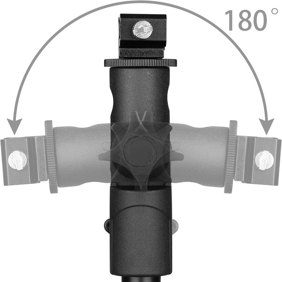 Camera Flash Speedlite Mount, Professional Swivel Stand Light Bracket, Umbrella