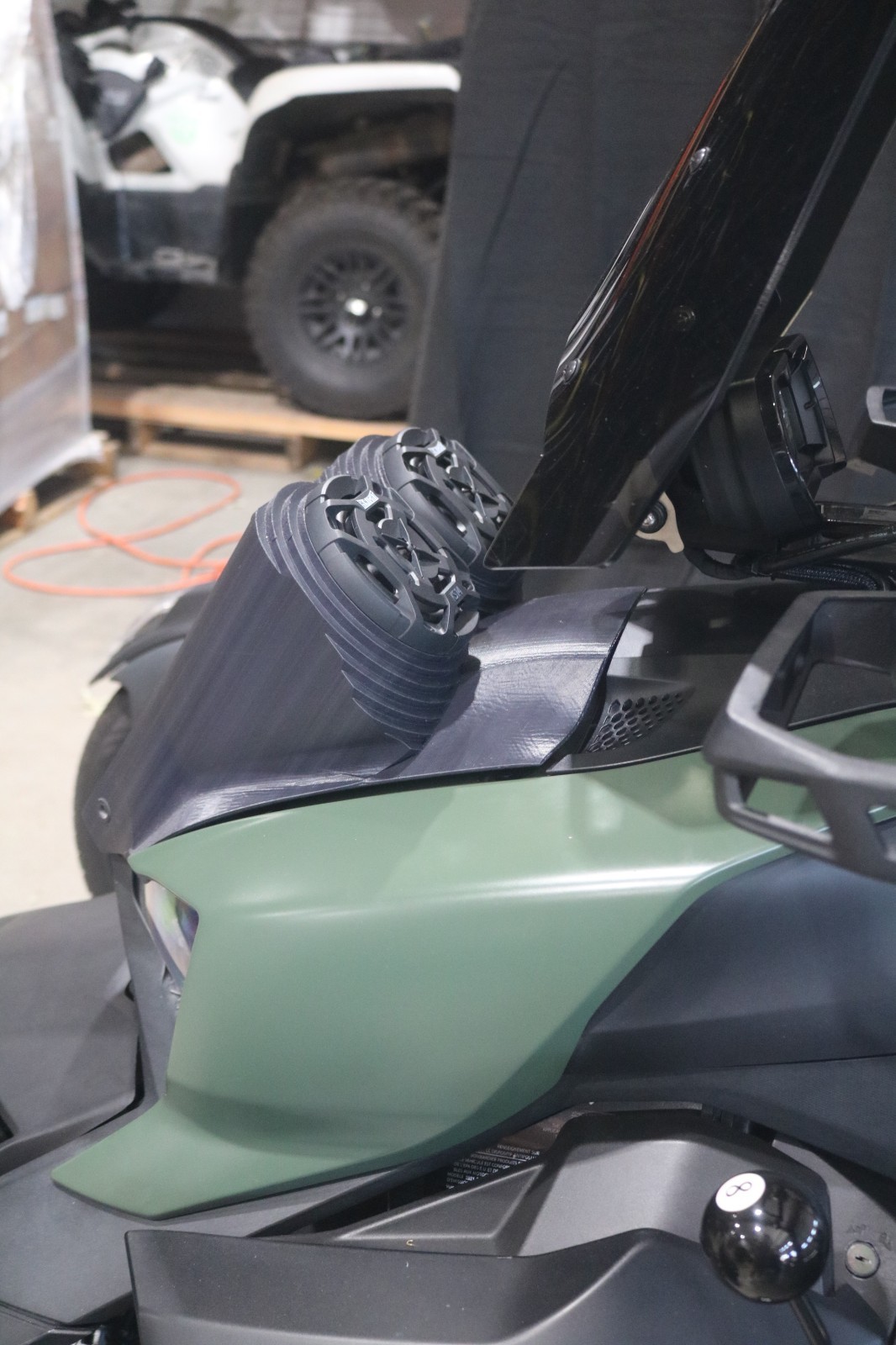 Can-Am Ryker Quadzilla, Double 4" Hood Speaker, 4" Side Pod Speakers