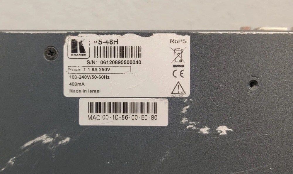 Genuine Kramer VS-48H High Performance HDMI Matrix Switcher