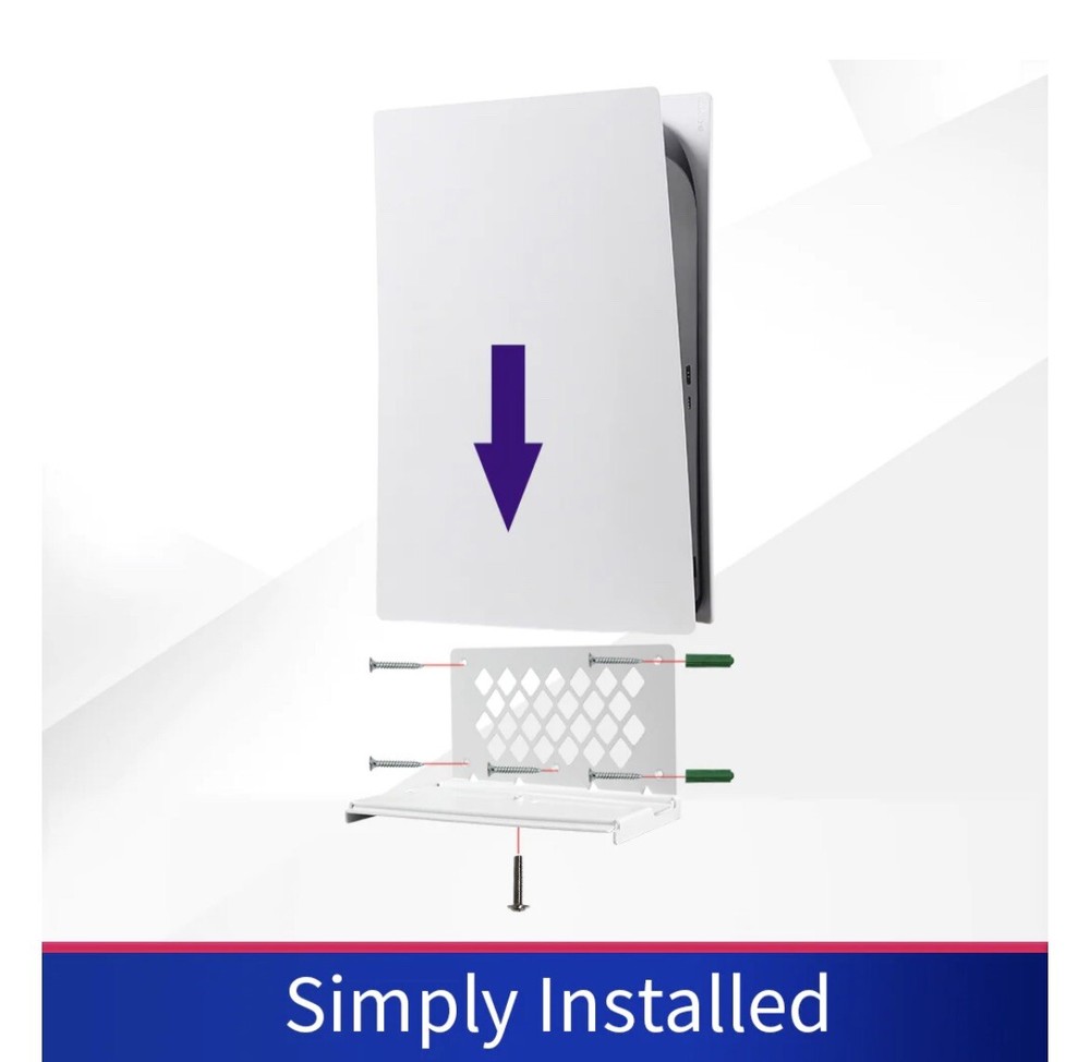 WALL MOUNT BRACKET FOR PLAYSTATION 5 CONSOLE（PS5)