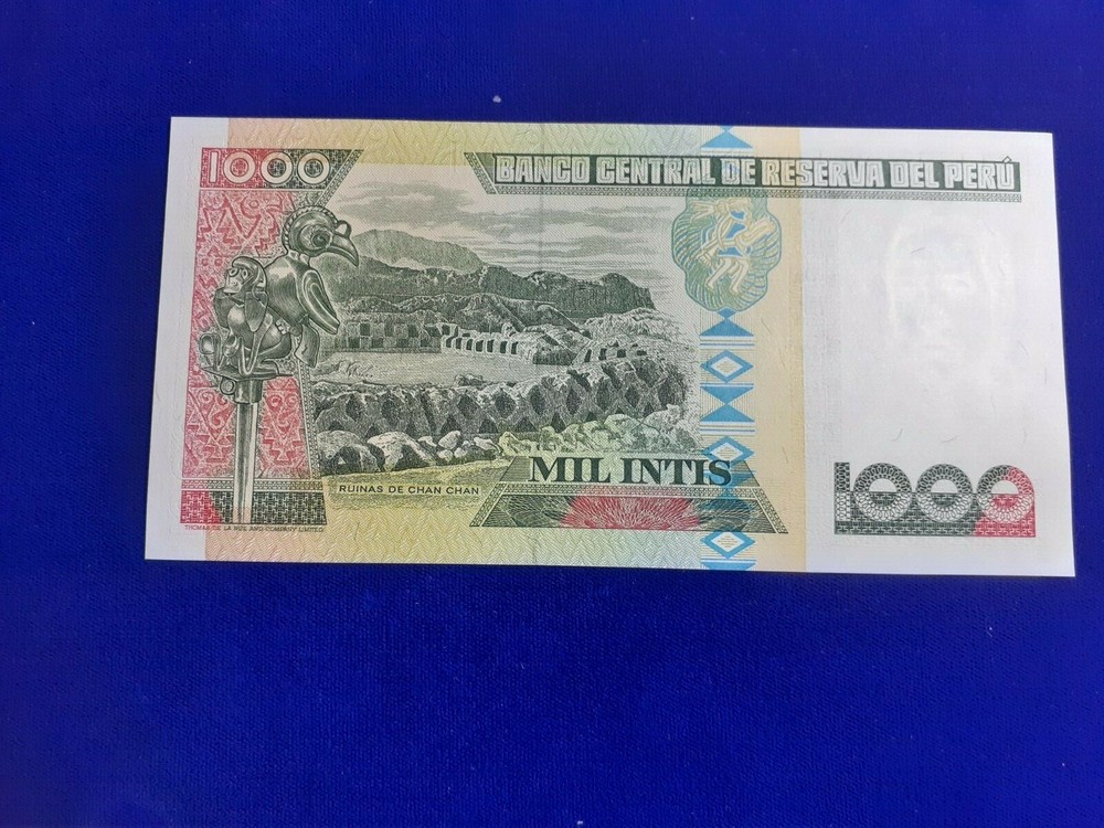 1988 1,000 INTIS PERU P136b