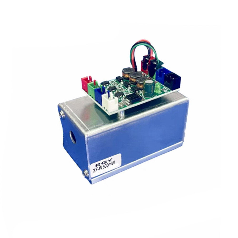 500mW Yellow Laser Synthesis Gold Light Source Research Detection Laser Module