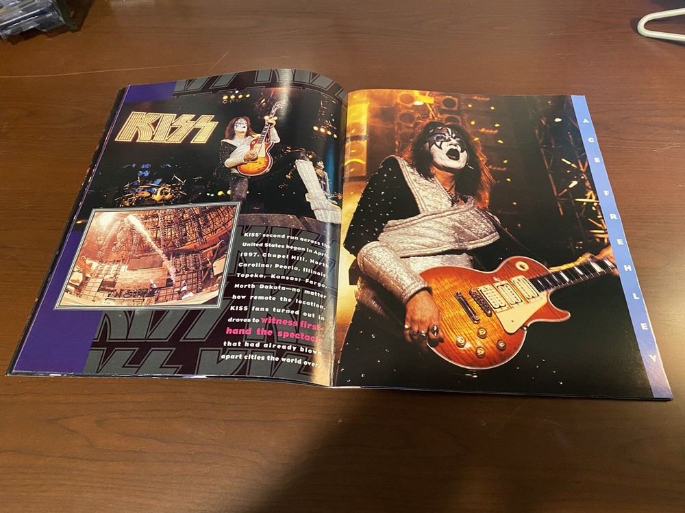 KISS Worldwide Tourbook - 1997 Tour Book w/ Poster