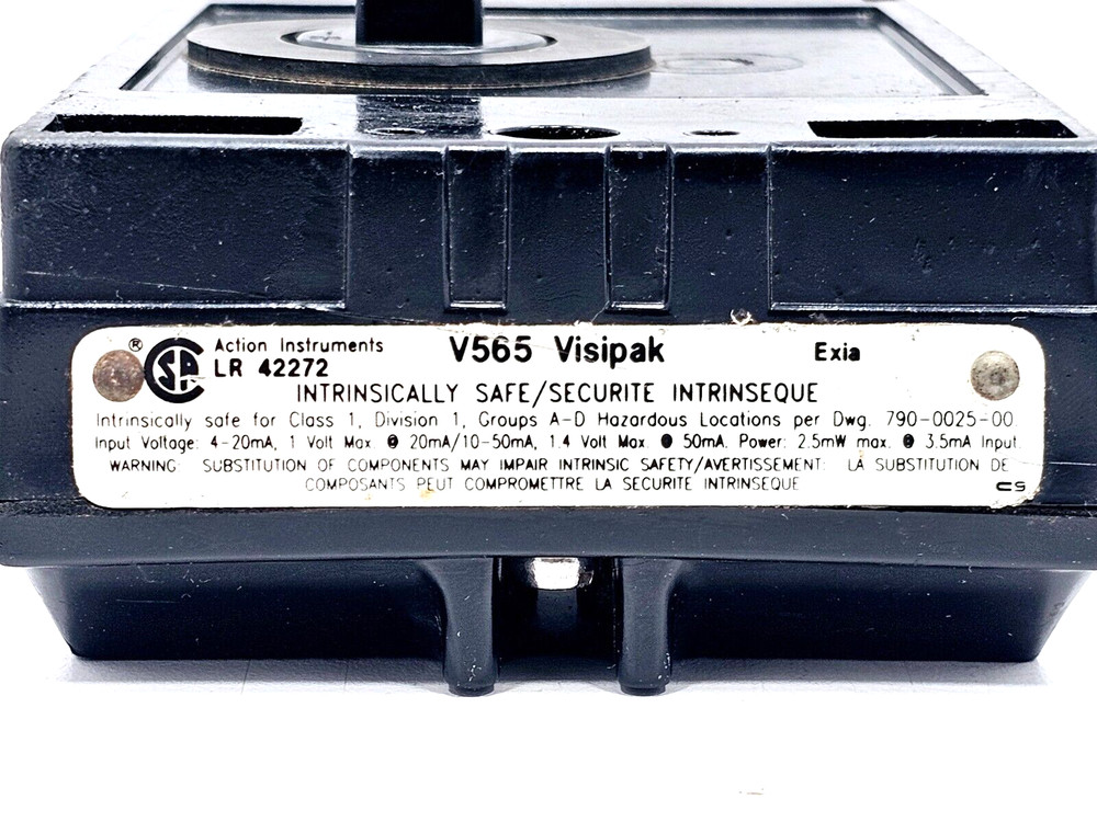 V565 VISIPAK HIGH PERFORMANCE LOOP POWERED INDICATOR ACTION INSTRUMENTS