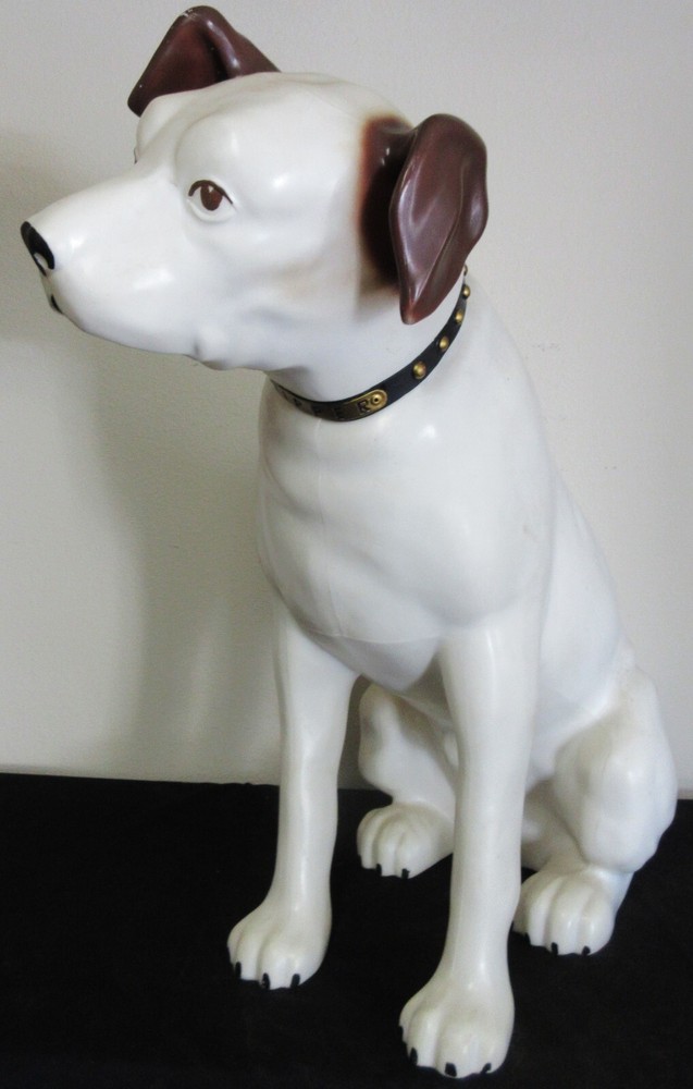 Nipper (RCA Dog) Plastic Statue 36" tall Circa 1970