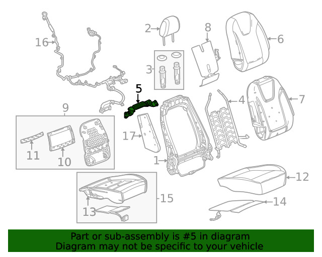 Genuine GM Support Bracket 13517784