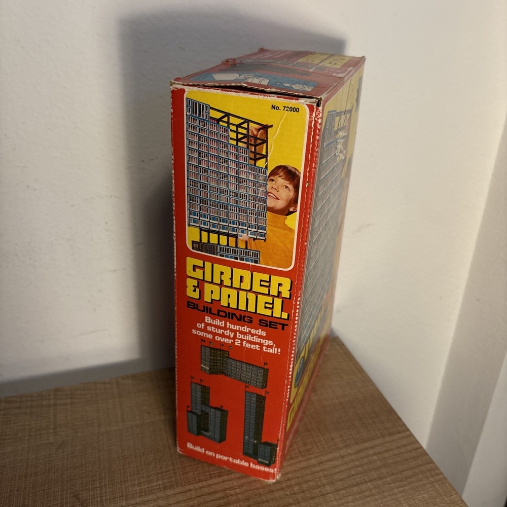 Vintage 1970s Kenner beam and panel construction set