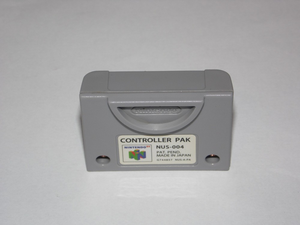 Nintendo 64 Controller Memory Pak nus-004 Authentic & Original! 100% Guaranteed!