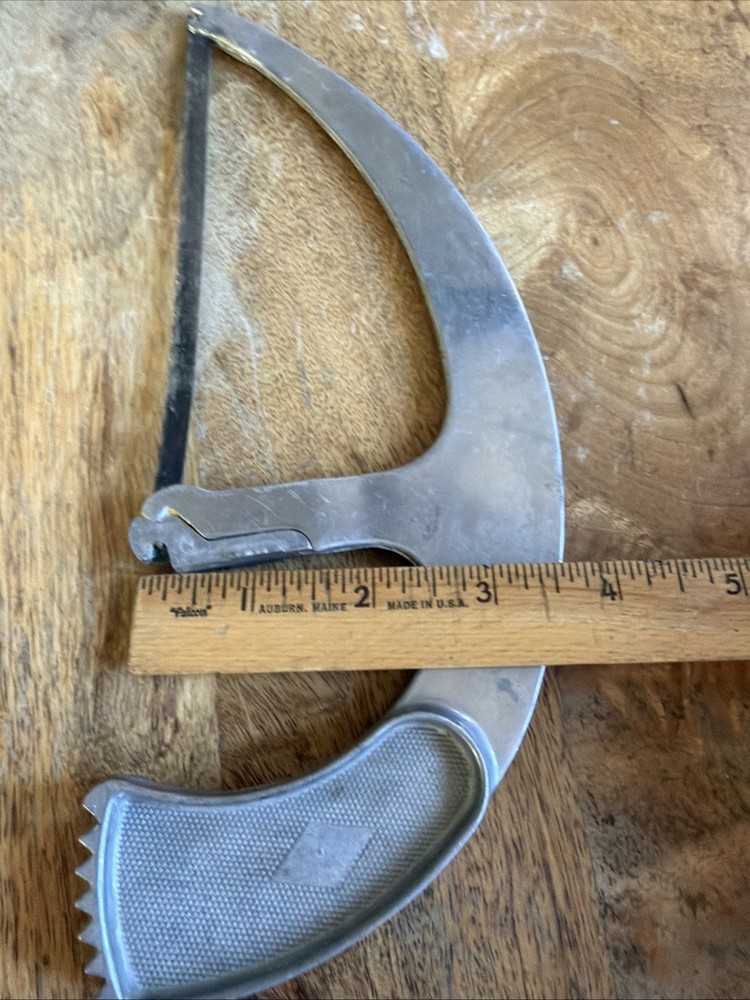 VINTAGE HM CHEFSAW HACK BONE SAW STEEL
